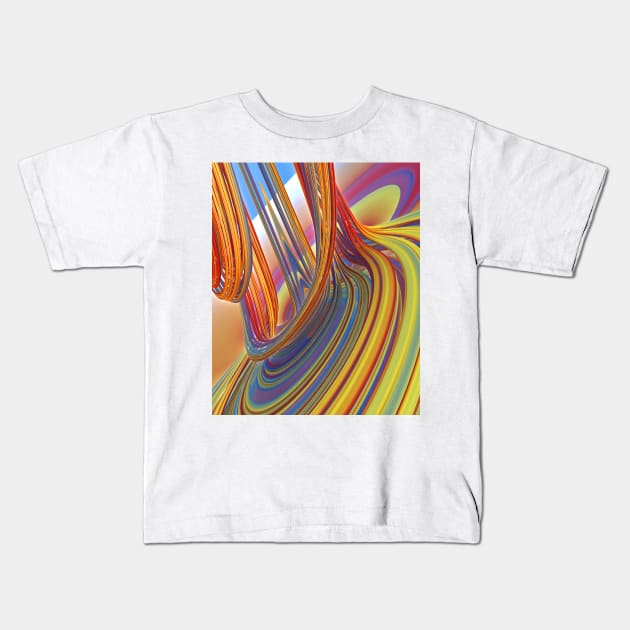 Waterfall of Color Kids T-Shirt by icarusismartdesigns